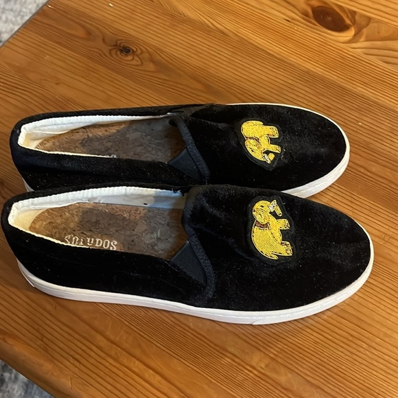 Soludos slip on velvet sneaker elephants size 7 - Picture 5 of 10